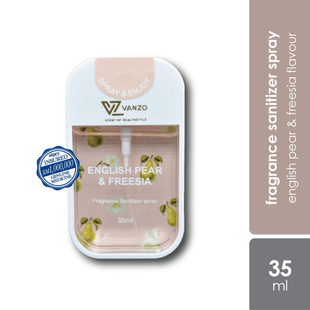 vanzo-fragrance-english-pear-freesia-sanitizer-spray-35ml-contain-75-alcohol-essential-oil