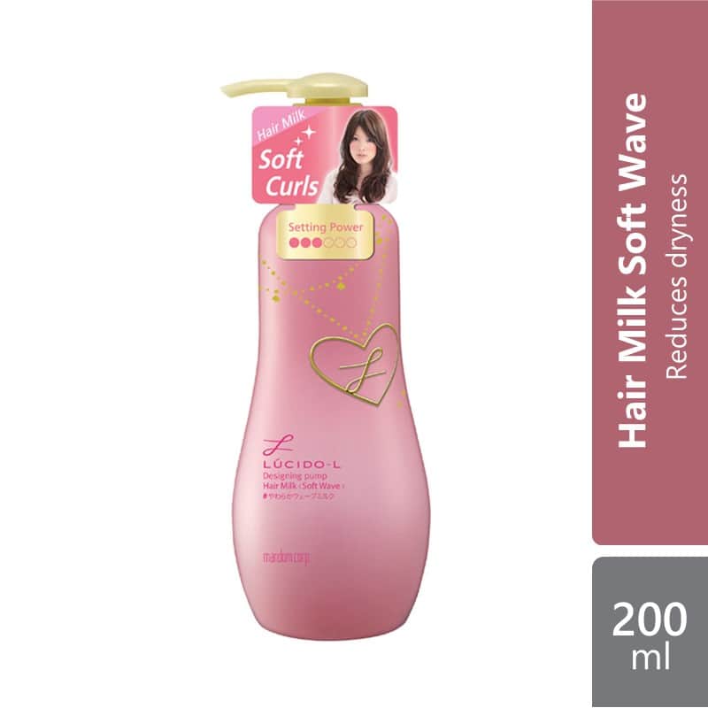 lucido-l-designing-pump-hair-200ml-jelly-bouncy-wave-jelly-smooth-straight-milk-soft-wave-milk-lively-wave product image 1