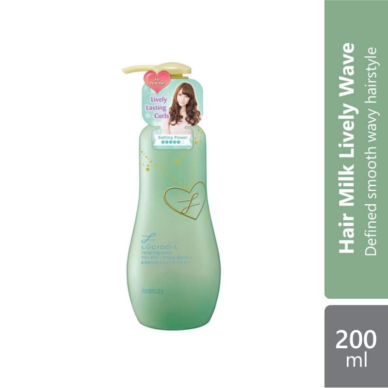 lucido-l-designing-pump-hair-200ml-jelly-bouncy-wave-jelly-smooth-straight-milk-soft-wave-milk-lively-wave product image 1