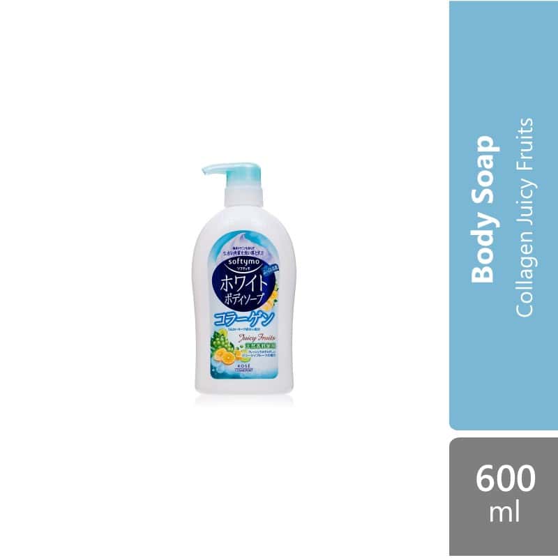 kose-cosmeport-softymo-white-body-soap-hyaluronic-acid-white-floral-600ml-collagen-juicy-fruit