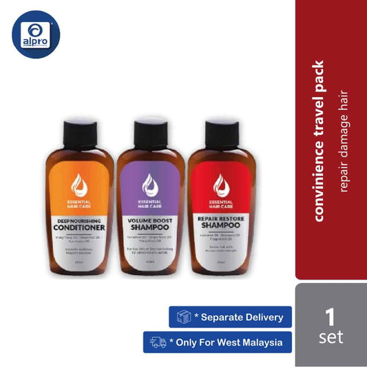 essential-hair-care-travel-set-shampoo-conditioner-repair-hair-damage
