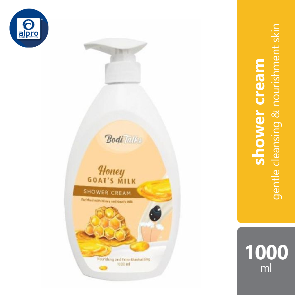 boditalks-goats-milk-shower-cream-honey-1000ml-nourishes-and-moisturizes-the-skin