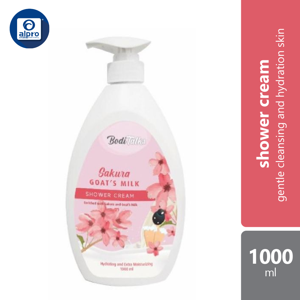 boditalks-goats-milk-shower-cream-sakura-1000ml-to-soothes-hydrates-and-moisturizes-the-skin