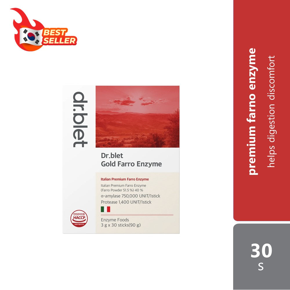 Dr.Blet Gold Farro Fermented Enzyme 3g ×30s | Helps Digestion Discomfort