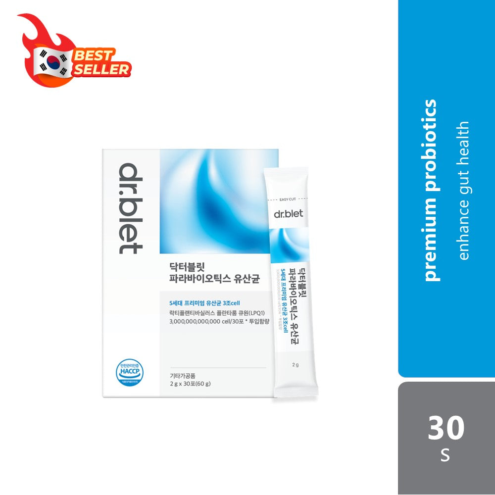 Dr.Blet Parabiotics Lactiplantibacillus 2g ×30s | Ultra-Potency Premium Probiotics