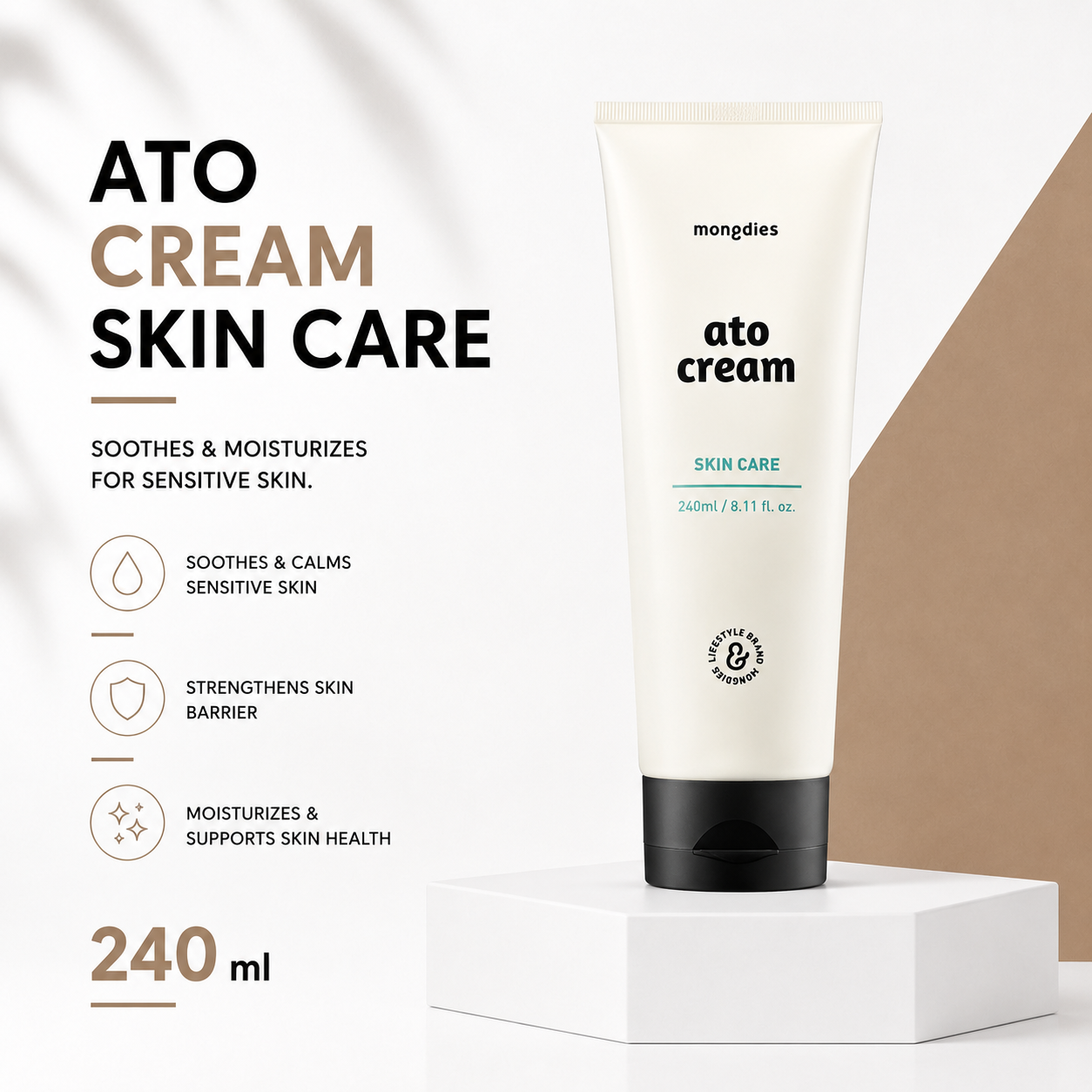 mongdies Ato Lotion 240mL | Hydrating Lotion For Baby’s Skin
