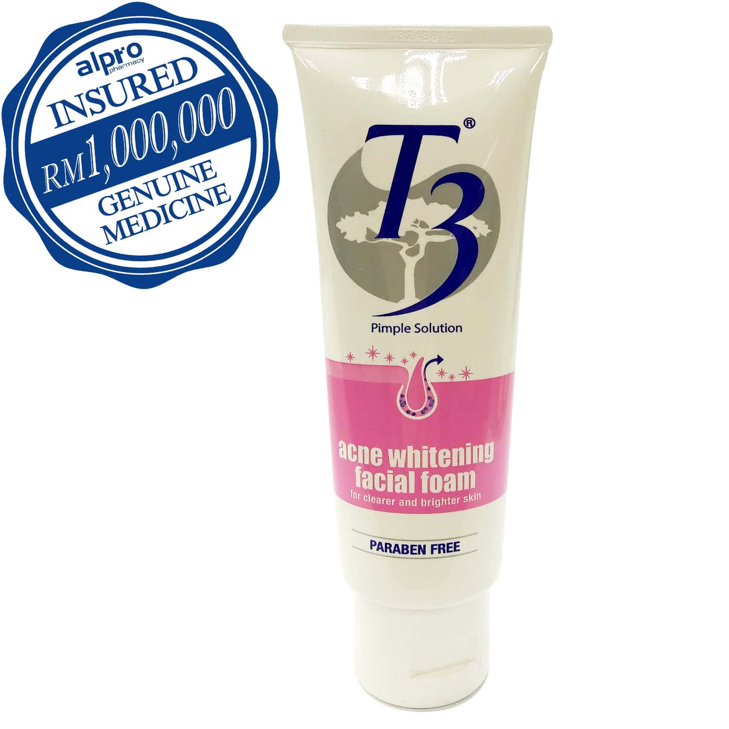 t3-acne-whitening-facial-foam-100g