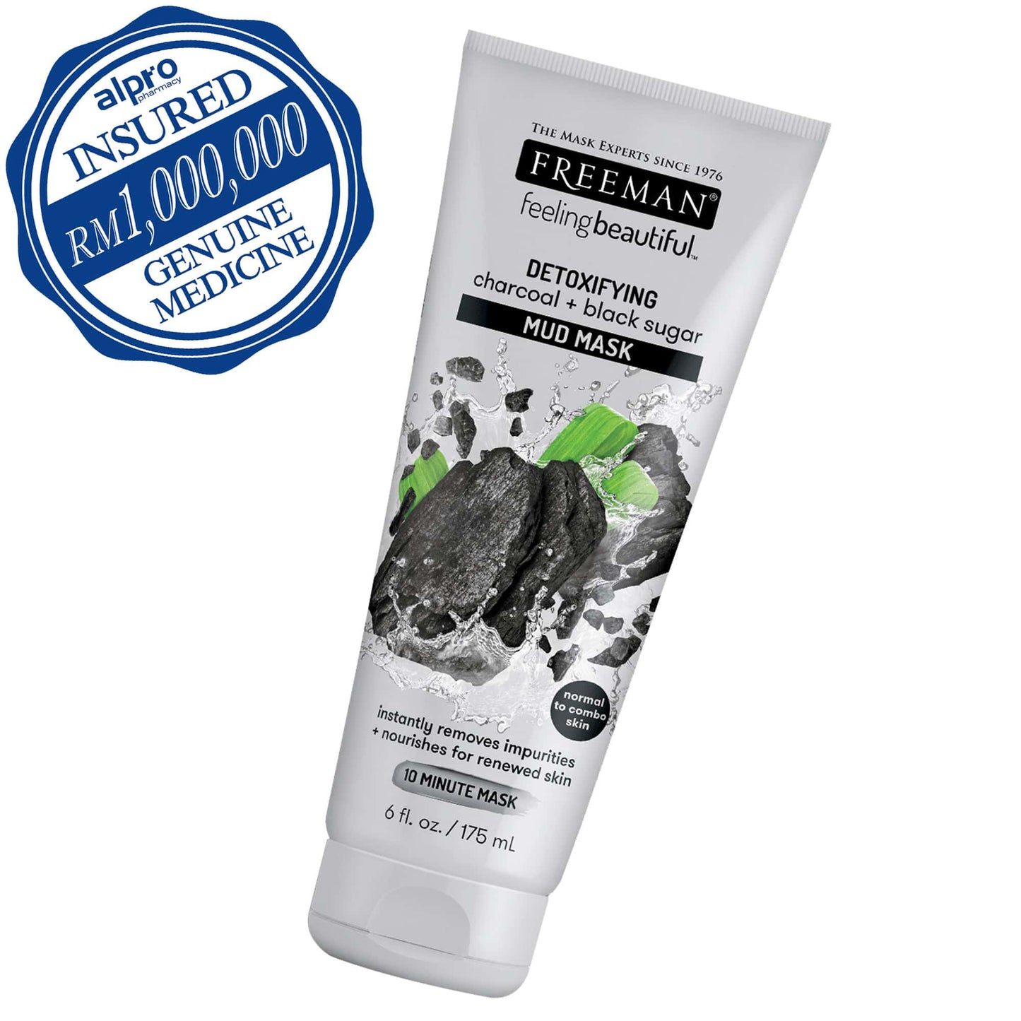 freeman-feeling-beautiful-detoxifying-charcoal-black-sugar-mud-mask-175ml