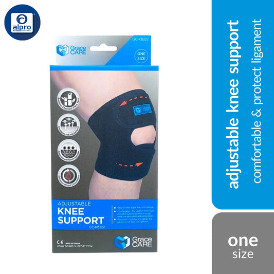 grace-care-adjustable-knee-support-kb222-free-size-comfortable-protect-ligament
