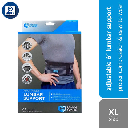 grace-care-adjustable-6-lumbar-support-lb222-size-s-m-l-xl-proper-compression-easy-to-wear-xl