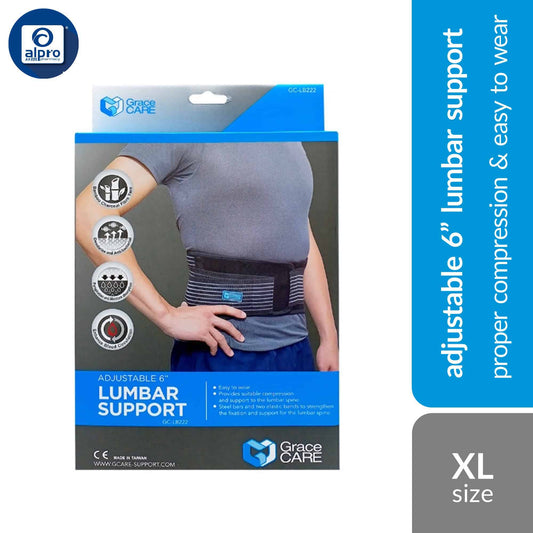 grace-care-adjustable-6-lumbar-support-lb222-size-s-m-l-xl-proper-compression-easy-to-wear-xl