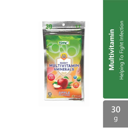 timo-gummy-multivitamin-minerals-lemon-apple-strawberry-30g-x-12-pouches product image 1