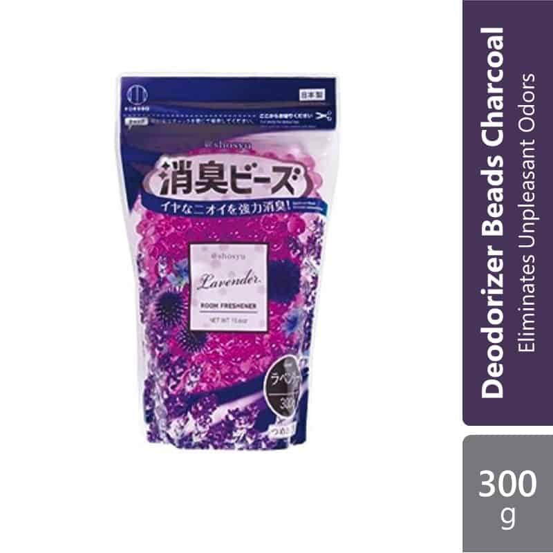 kokubo-atshosyu-deodorizer-beads-refill-pack-300g-charcoal-osmanthus-lavender-aqua-lavender