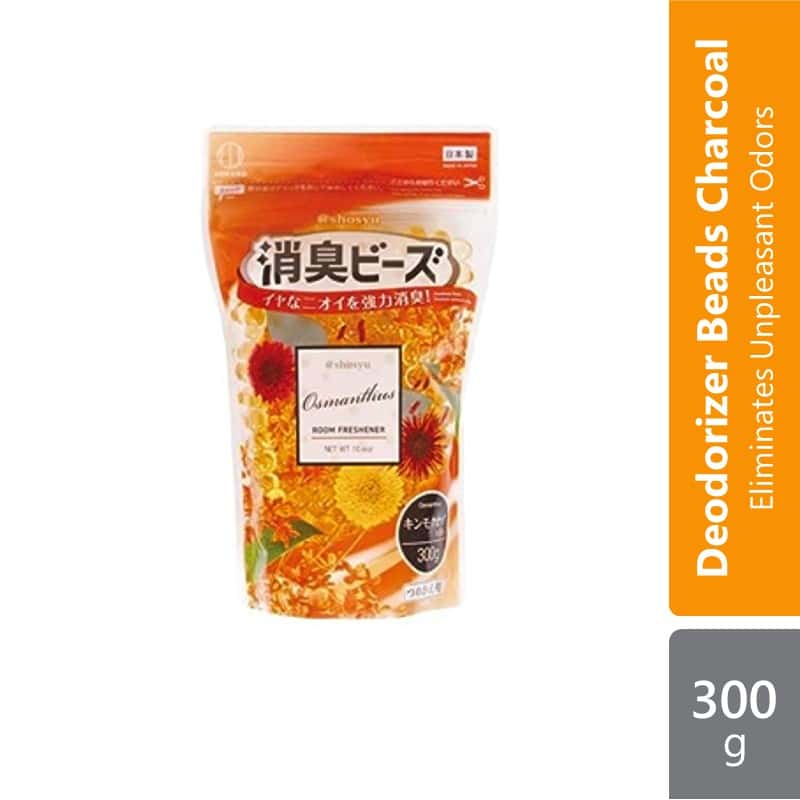 kokubo-atshosyu-deodorizer-beads-refill-pack-300g-charcoal-osmanthus-lavender-aqua-osmanthus