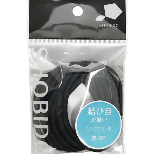 shobido-tangle-free-hair-elastic-rubber-band-l-black-brown-30s-black