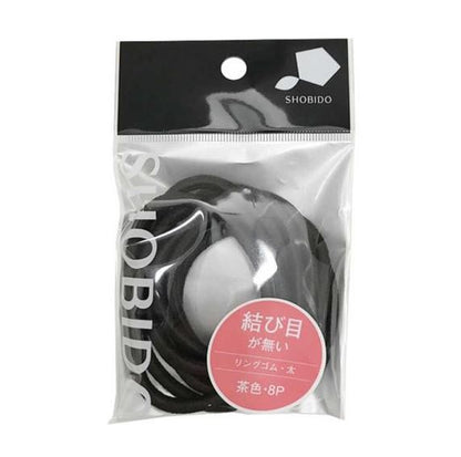 shobido-tangle-free-hair-elastic-rubber-band-l-black-brown-30s-brown