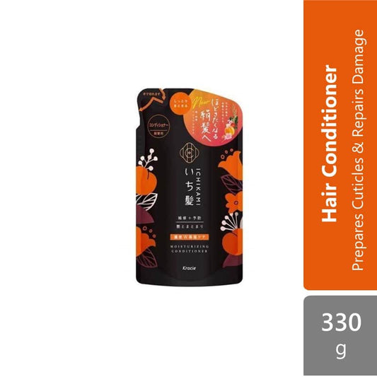 kracie-hair-conditioner-refill-pack-330g-moisturising-smoothing-color-care-base-treatment-moisturising