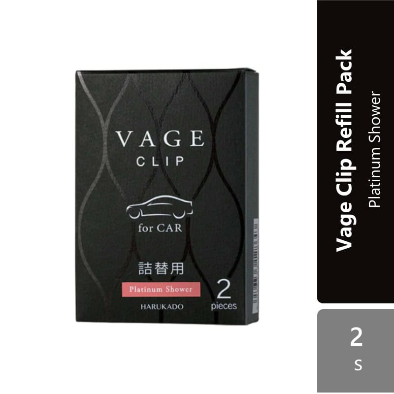 sugi-harukado-vage-clip-for-car-refill-pack-2-4gx2-5-scents-platinum-shower
