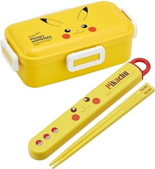 skater-pikachu-antibacterial-lunch-box-360ml-and-chopsticks-bundle-set