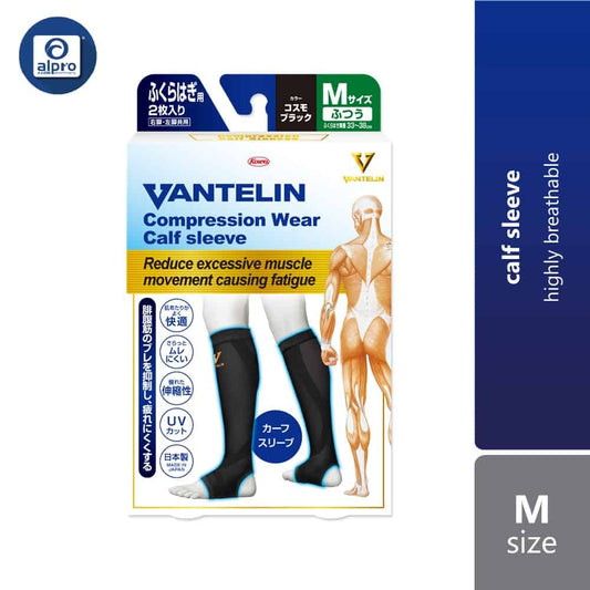 vantelin-support-compression-wear-calf-lycra-fiber-black-m