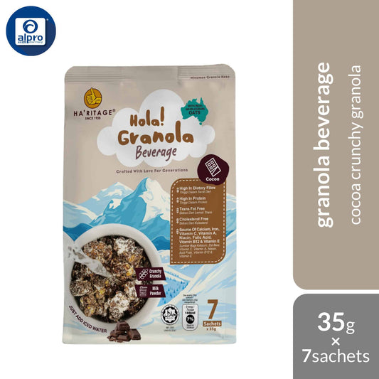haritage-hola-granola-beverage-cocoa-245g-35g-x7s-wholesome-goodness-of-granola