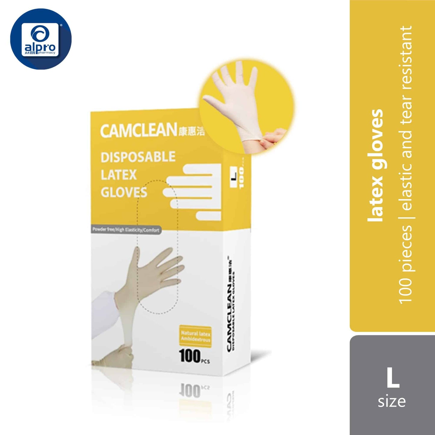 camclean-disposable-powder-free-latex-glove-s-m-l-natural-latex-materials-l-size