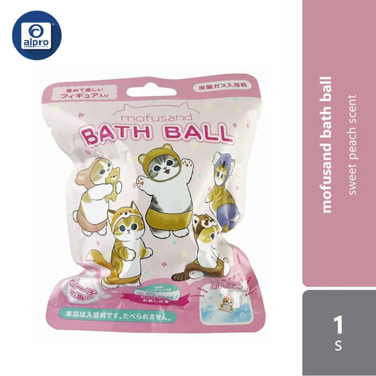 shobido-mofusand-bath-ball-random-toy-1s-sweet-peach-scent