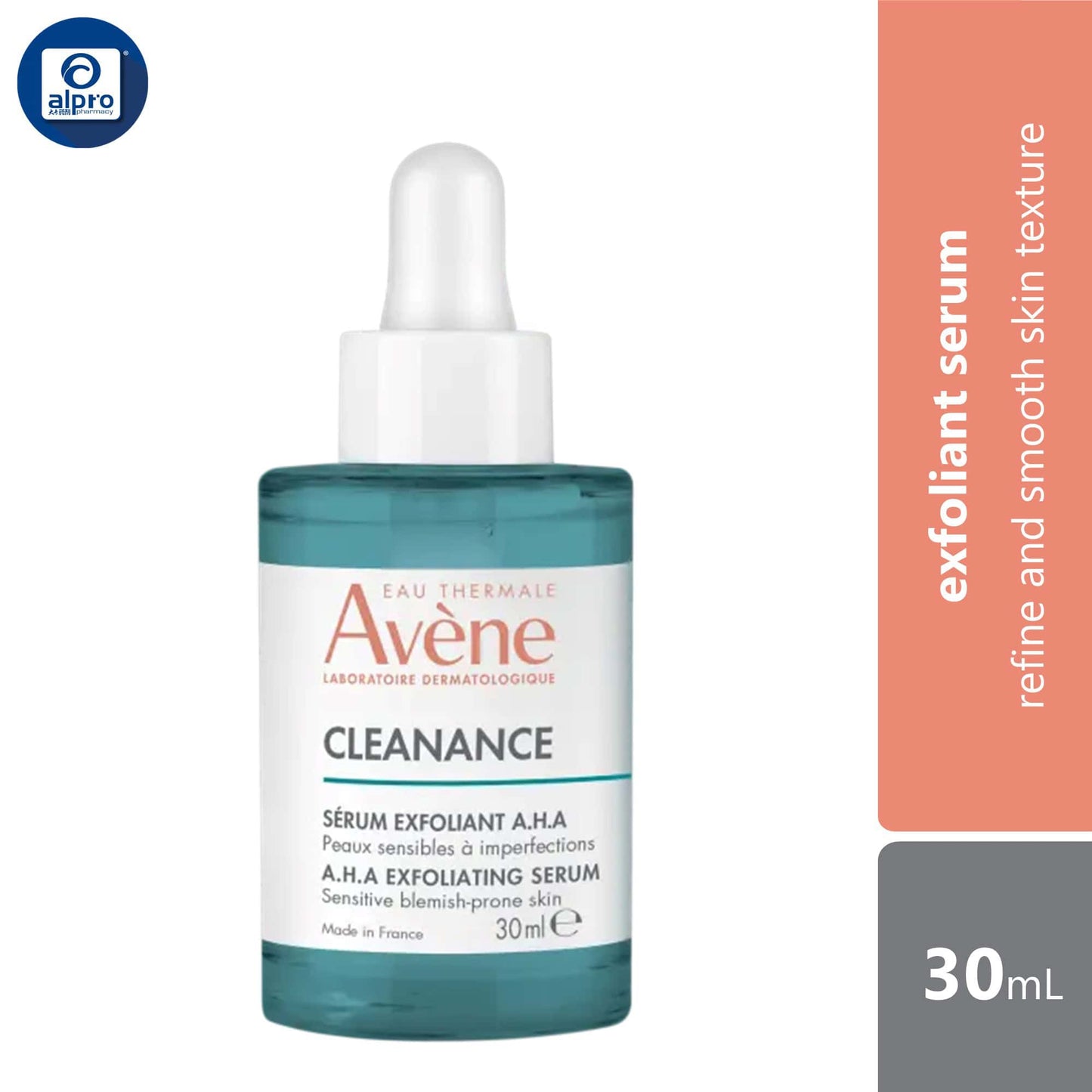 avene-cleanance-a-h-a-exfoliating-serum-30ml-refine-and-smooth-skin-texture