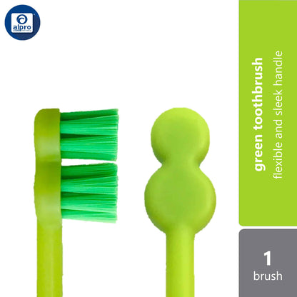 one-morning-toothbrush-green-purple-blue-red-1s-flexible-and-sleek-handle-green