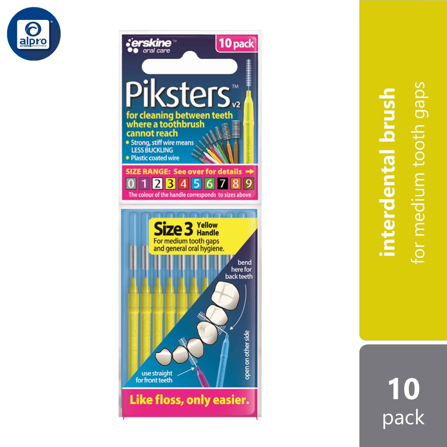 piksters-interdental-brush-size-3-yellow-10s-for-medium-tooth-gaps
