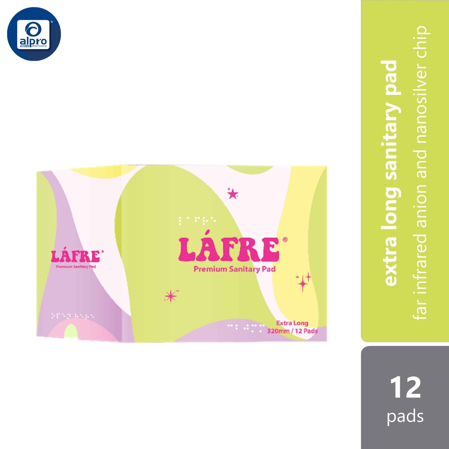 lafre-sanitary-pads-extra-long-320mm-12s-comfortable-dry-and-breathable