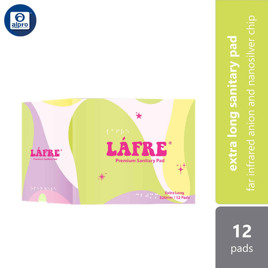 lafre-sanitary-pads-extra-long-320mm-12s-comfortable-dry-and-breathable