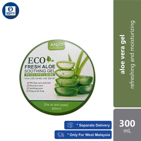 anjo-professional-99-pure-aloe-vera-soothing-gel-cream-300ml-refreshing-and-moisturizing