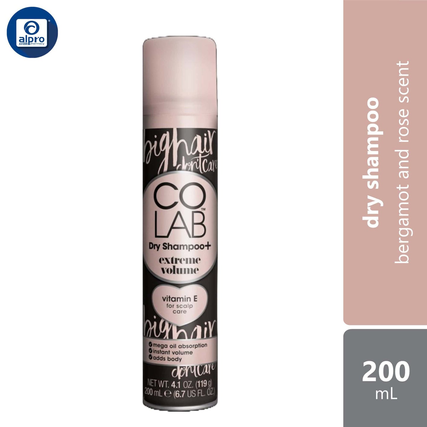 colab-dry-shampoo-plus-extreme-volume-200ml-bergamot-and-rose-scent