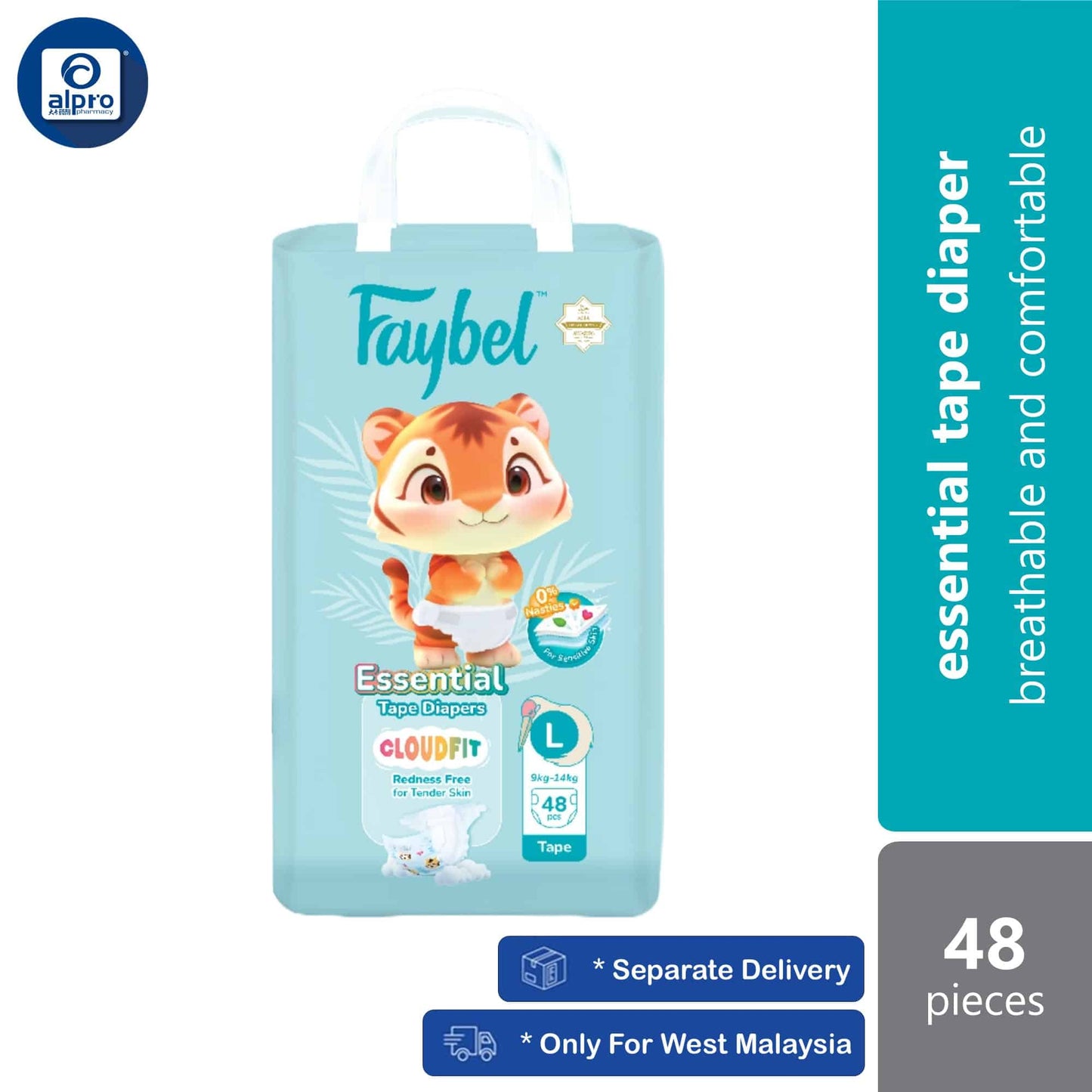 faybel-essential-tape-diapers-size-l-48s-breathable-and-comfortable