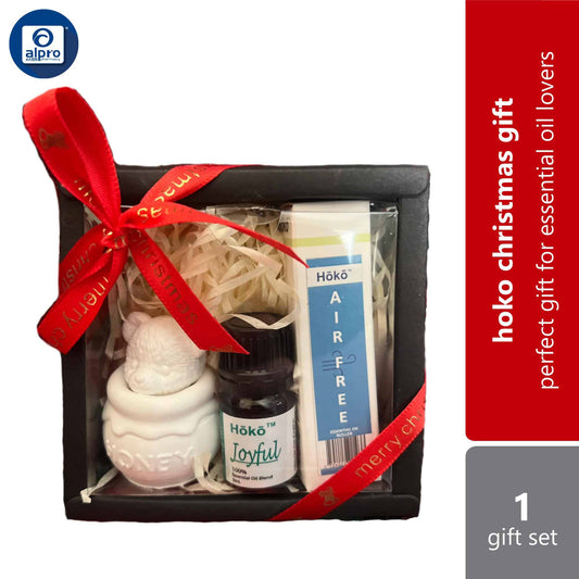 hoko-christmas-gift-set-a-air-free-10ml-joyful-5ml-with-honey-bear-clay-perfect-gift-for-essential-oil-lovers