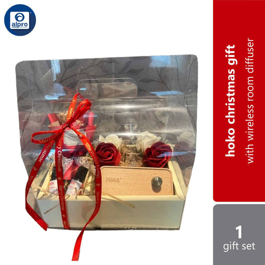 hoko-christmas-gift-set-2-sweet-blossom-10ml-x2s-with-portable-wireless-room-diffuser-set-wooden-box