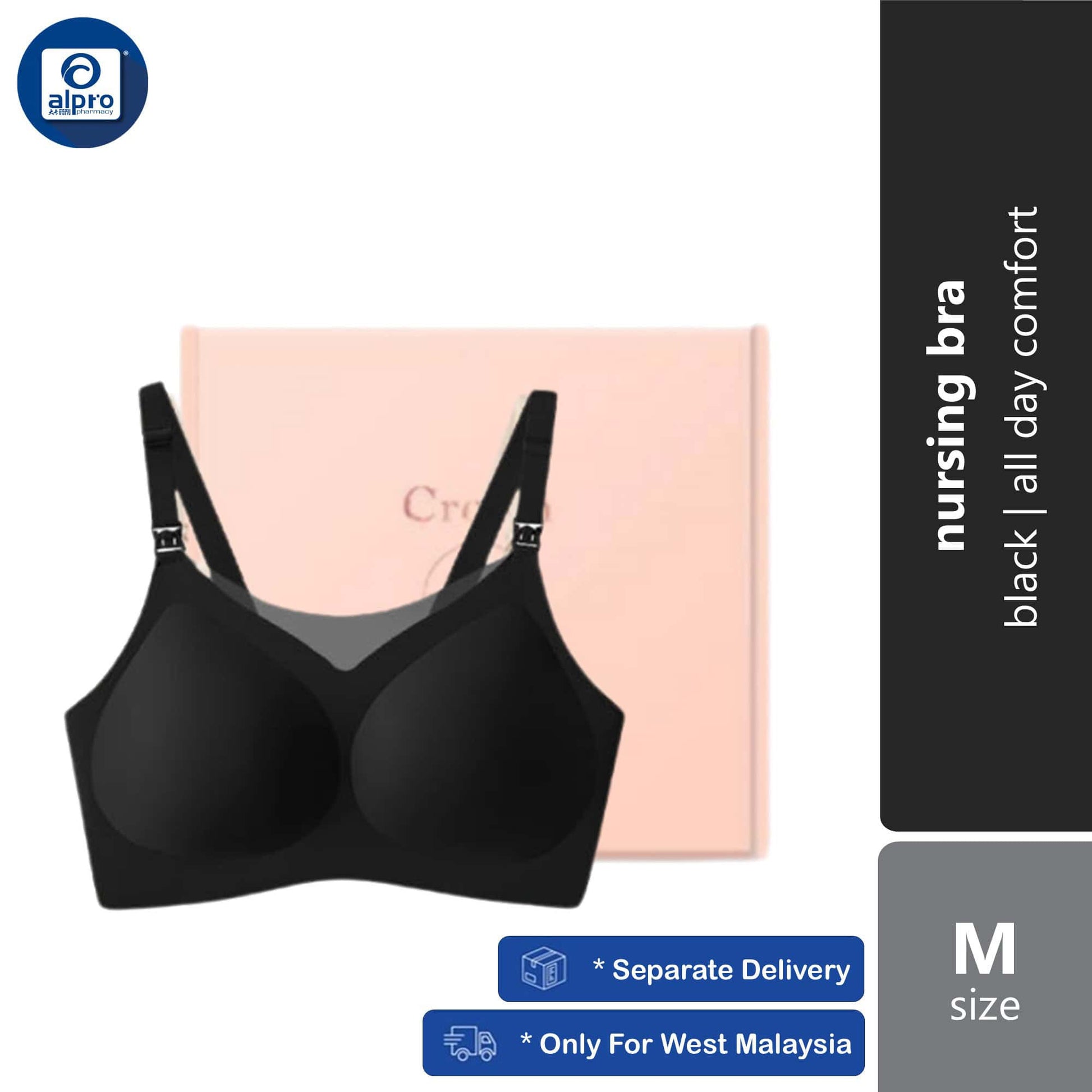 crown-seamless-nursing-bra-black-size-m-l-xl-xxl-all-day-comfort-m