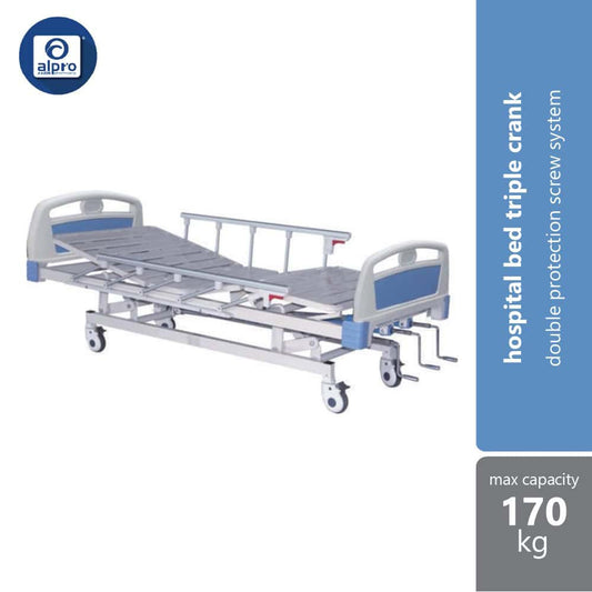 hospitech-manual-triple-crank-hospital-bed-metal-crank