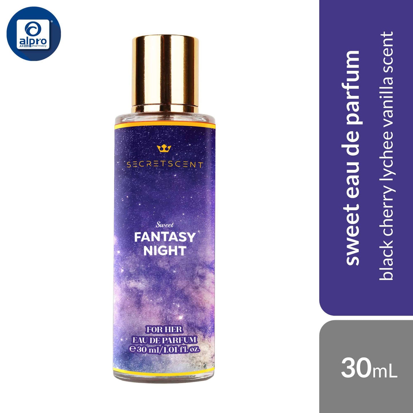 sugarbomb-secret-scent-eau-de-parfum-for-her-assorted-premium-scents-30ml-sweet-and-elegant-aroma product image 1
