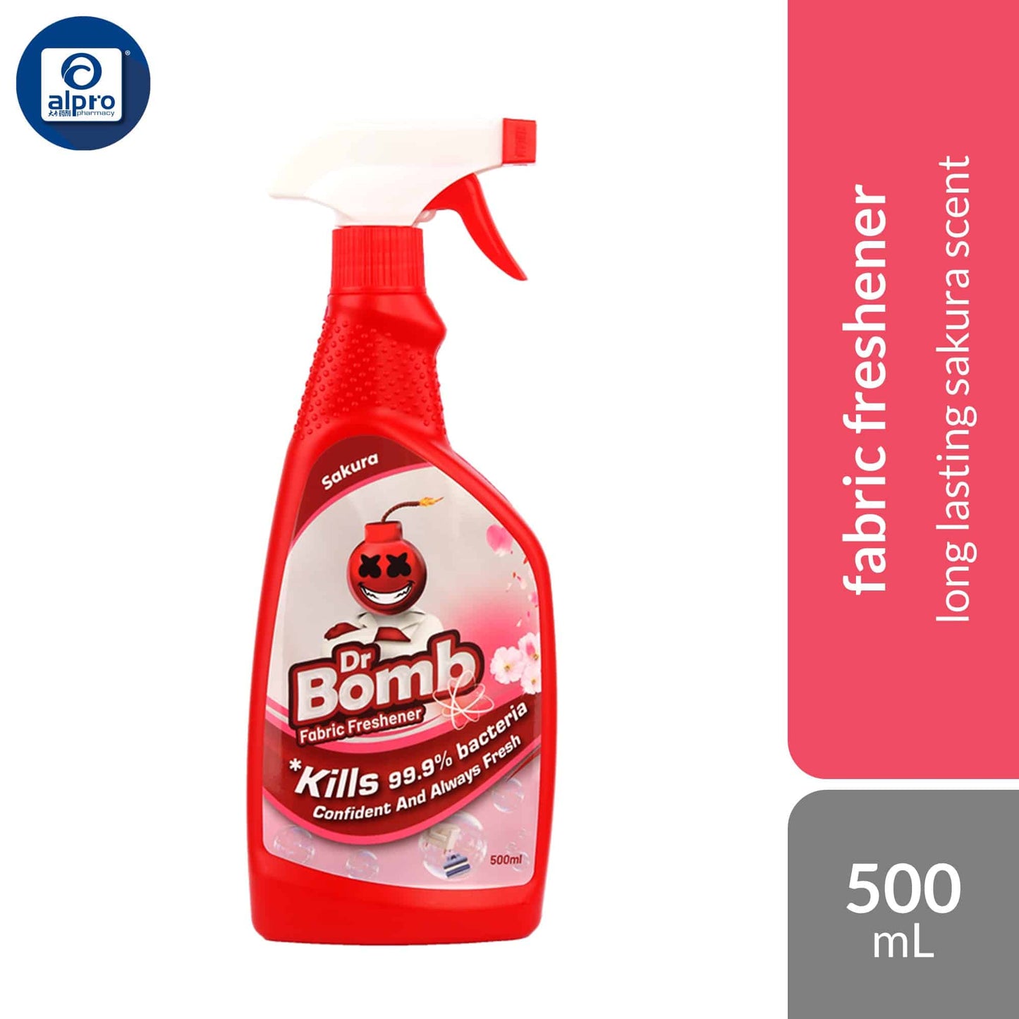 sugarbomb-dr-bomb-fabric-freshener-fresh-laundry-sakura-berry-mellow-500ml-eliminates-bad-odor-and-bacteria product image 1