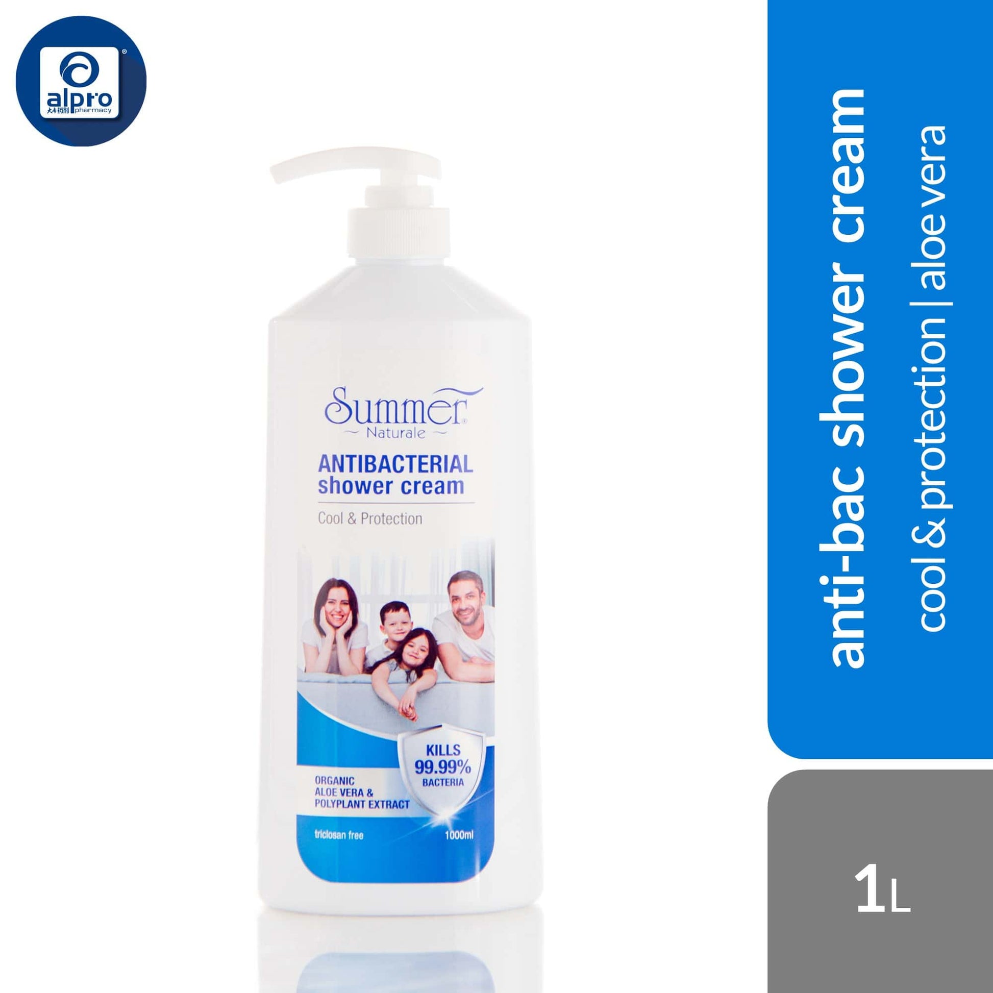 summer-naturale-anti-bacterial-shower-cream-moisturizing-cool-fresh-active-1l-long-lasting-skin-protection-cool-protection