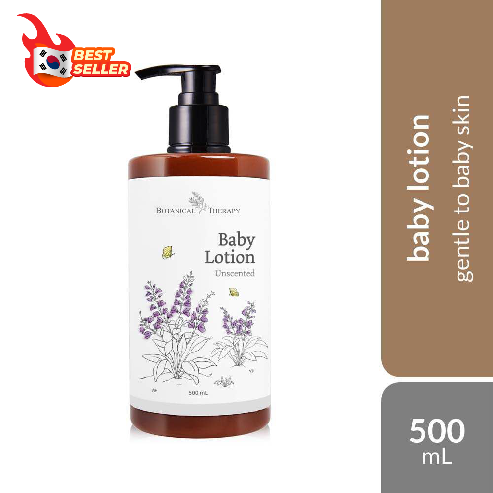 Botanical Therapy Baby Lotion Unscented 500mL | Gentle to Baby Skin