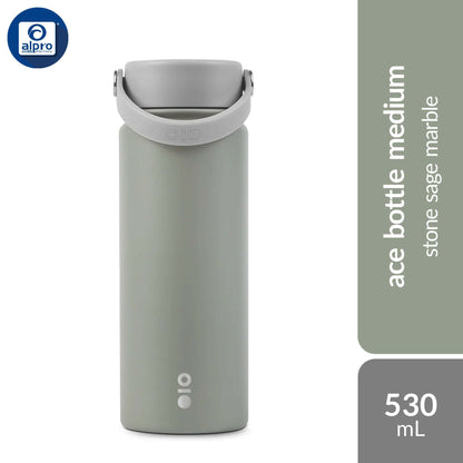 montigo-ace-bottle-meduim-stone-collection-sage-marble-clay-sandstone-530ml-double-wall-vacuum-insulation product image 1