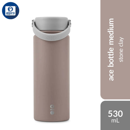 montigo-ace-bottle-meduim-stone-collection-sage-marble-clay-sandstone-530ml-double-wall-vacuum-insulation product image 1
