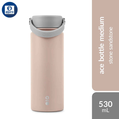 montigo-ace-bottle-meduim-stone-collection-sage-marble-clay-sandstone-530ml-double-wall-vacuum-insulation product image 1