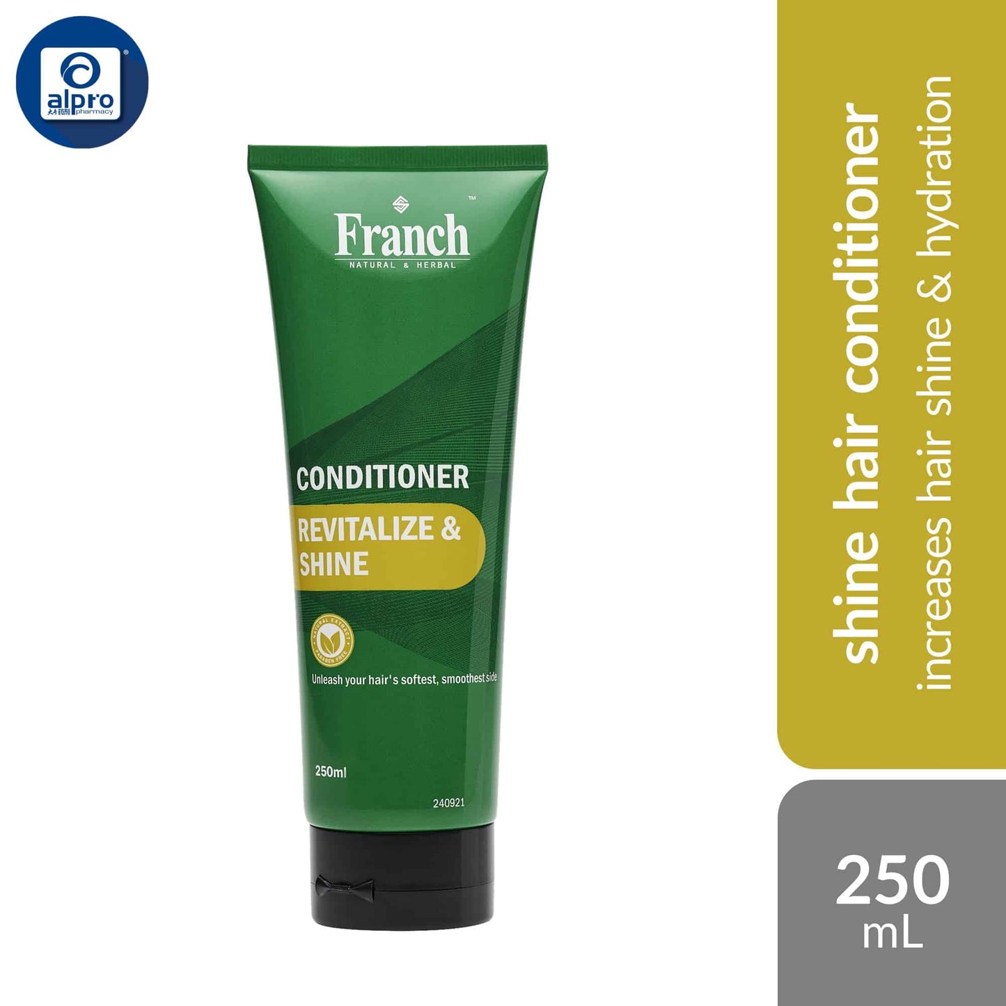 franch-conditioner-hair-fall-control-revitalize-and-shine-250ml-make-hair-voluminous-and-healthy product image 1