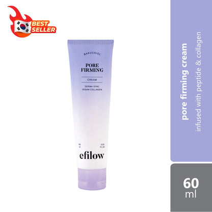 efilow Bakuchiol Derma-Sync Pore Firming Cream 60mL | Infused With Peptide & Collagen