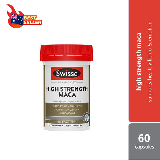 Swisse Ultiboost High Strength Maca 60 Tablets | Support Healthy Libido & Emotion