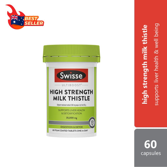Swisse Ultiboost High Strength Milk Thistle 60 Tablets | Support Liver Health & Well Being